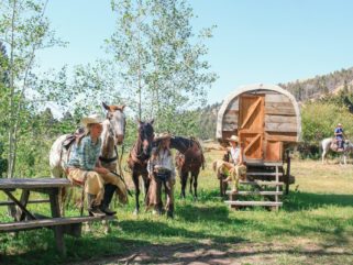 horse riding holiday Montana USA